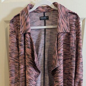 Bagatelle Collection Womes Size XL? (no size tag) Open Front Tweed Jacket